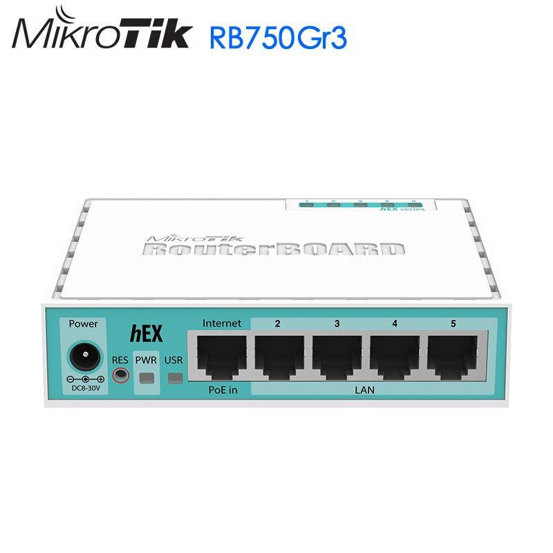 MikroTik hEX (RB750Gr3)